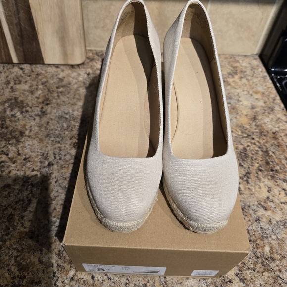 J.Crew Canvas Espadrille Wedges - Picture 2 of 7